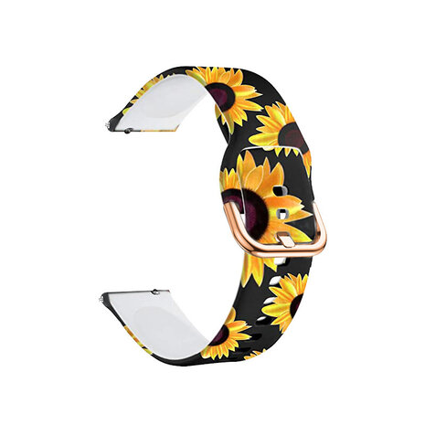 Strap-it® Strap-it Sunny Flower Samsung Galaxy Watch FE bandje