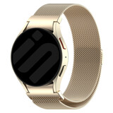 Strap-it® Samsung Galaxy Watch FE 'One push' Milanese band (champagne)