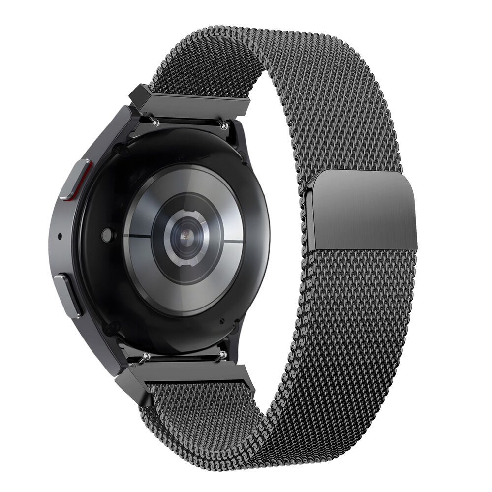 Bandz Bandz Samsung Galaxy Watch FE Milanese loop band (zwart)