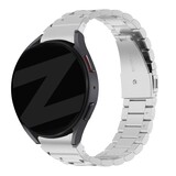 Bandz Bandz Samsung Galaxy Watch FE stalen band 'Classic' (zilver)