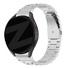 Bandz Bandz Samsung Galaxy Watch FE stalen band 'Classic' (zilver) Bandz Bandz Samsung Galaxy Watch FE stalen band 'Classic' (zilver)