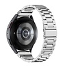 Bandz Bandz Samsung Galaxy Watch FE stalen band 'Classic' (zilver) Bandz Bandz Samsung Galaxy Watch FE stalen band 'Classic' (zilver)