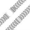 Bandz Bandz Samsung Galaxy Watch FE stalen band 'Classic' (zilver) Bandz Bandz Samsung Galaxy Watch FE stalen band 'Classic' (zilver)