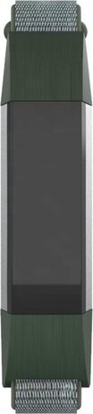 Strap-it® Strap-it Fitbit Alta / Alta HR nylon bandje (grijs-groen)