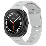 Strap-it® Samsung Galaxy Watch Ultra outdoor siliconen bandje (grijs)