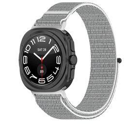 Strap-it® Samsung Galaxy Watch Ultra nylon band (zeeschelp) Strap-it® Samsung Galaxy Watch Ultra nylon band (zeeschelp)