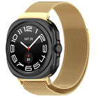 Strap-it® Strap-it Samsung Galaxy Watch Ultra Milanese band (goud)