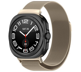 Strap-it® Samsung Galaxy Watch Ultra Milanese band (sterrenlicht)