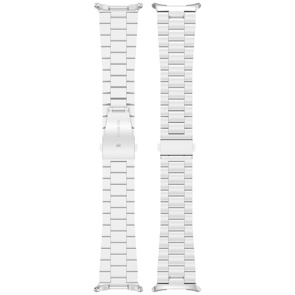 Strap-it® Strap-it Samsung Galaxy Watch Ultra stalen band (zilver)