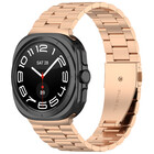 Strap-it® Strap-it Samsung Galaxy Watch Ultra stalen band (rosé goud)