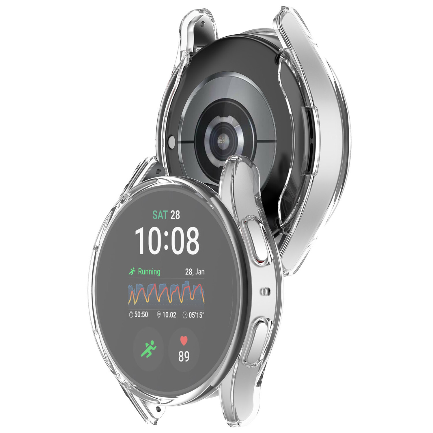 Strap it Strap it Samsung Galaxy Watch 7 40mm TPU case transparant