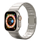 Strap-it® Strap-it Apple Watch  'One Bead' stalen band (titanium)