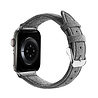 Strap-it® Strap-it Apple Watch Alcantara bandje met gesp (grijs) Strap-it® Strap-it Apple Watch Alcantara bandje met gesp (grijs)
