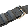 Strap-it® Strap-it Apple Watch Alcantara bandje met gesp (grijs) Strap-it® Strap-it Apple Watch Alcantara bandje met gesp (grijs)