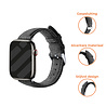 Strap-it® Strap-it Apple Watch Alcantara bandje met gesp (zwart) Strap-it® Strap-it Apple Watch Alcantara bandje met gesp (zwart)