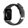 Strap-it® Strap-it Apple Watch Alcantara bandje met gesp (zwart) Strap-it® Strap-it Apple Watch Alcantara bandje met gesp (zwart)