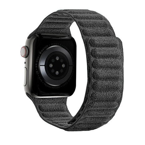 Strap-it® Strap-it Apple Watch Alcantara bandje (zwart)