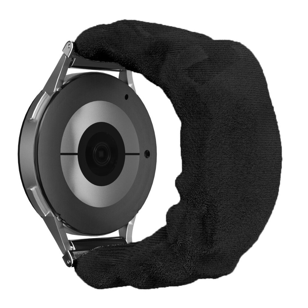 Strap-it® Strap-it Samsung Galaxy Watch FE Scrunchie bandje (zwart)