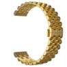 Strap-it® Strap-it Xiaomi Amazfit GTS Jubilee stalen band (goud) Strap-it® Strap-it Xiaomi Amazfit GTS Jubilee stalen band (goud)