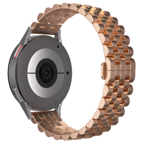 Strap-it® Strap-it Xiaomi Mi Watch Jubilee stalen band (rosé goud) Strap-it® Strap-it Xiaomi Mi Watch Jubilee stalen band (rosé goud)