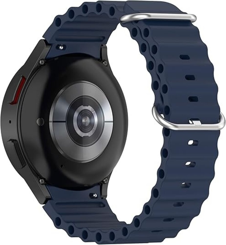 Strap-it® Strap-it Samsung Galaxy Watch 4 44mm Ocean bandje (donkerblauw)