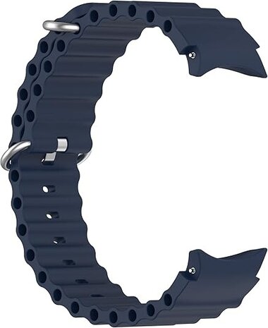 Strap-it® Strap-it Samsung Galaxy Watch 4 44mm Ocean bandje (donkerblauw)