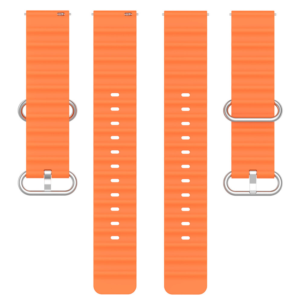 Strap-it® Strap-it Samsung Galaxy Watch 46mm Ocean bandje (oranje)