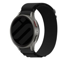 Strap-it® Samsung Galaxy Watch 4 Classic 42mm Alpine bandje (zwart)