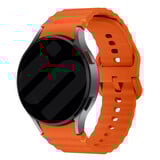 Strap-it® Samsung Galaxy Watch 5 Pro Wave bandje (oranje)
