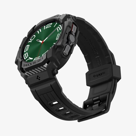 Spigen Spigen Galaxy Watch Ultra Case Rugged Armor Pro Matte (Zwart)