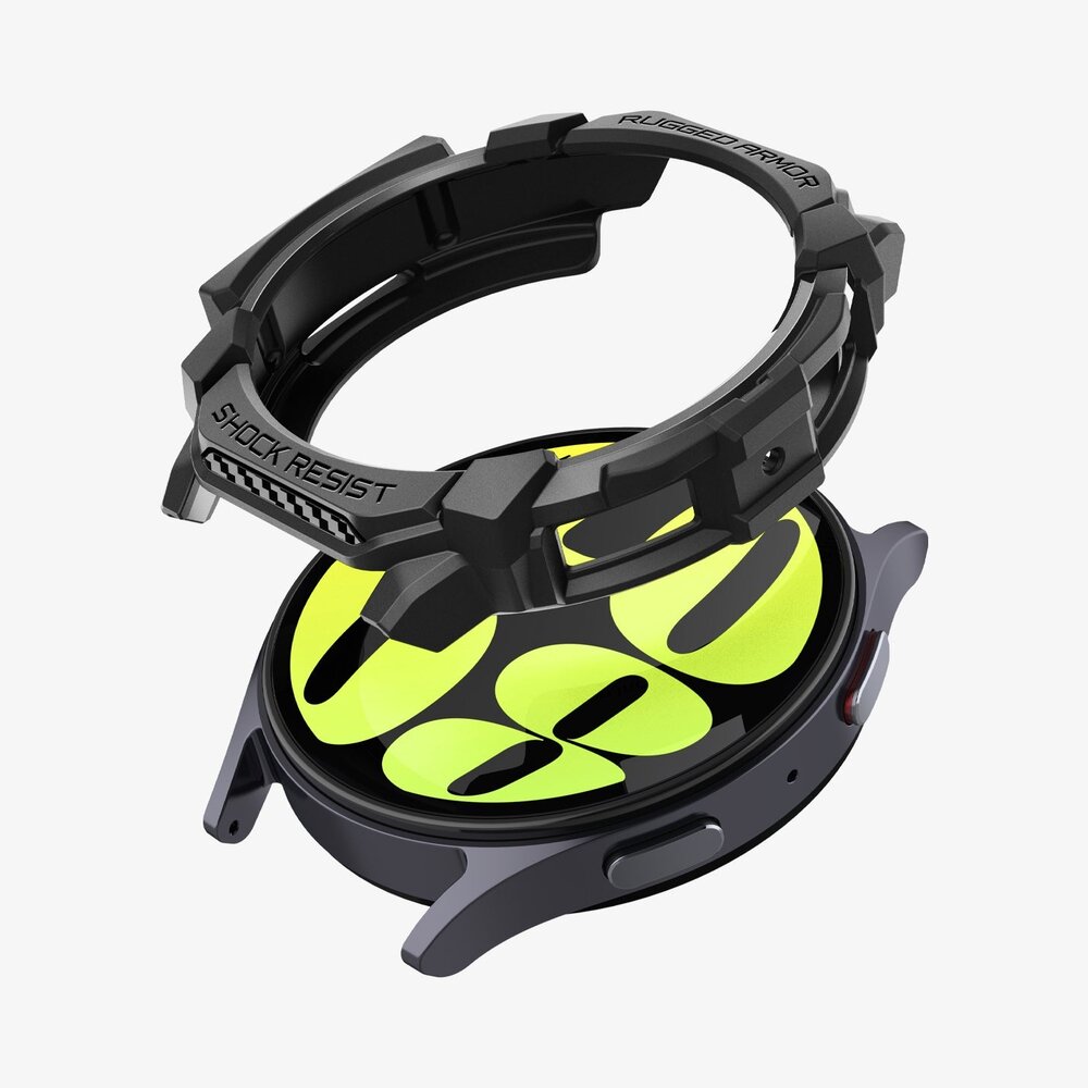 Spigen Spigen Galaxy Watch7 (44mm) Case Rugged Armor Matte (Zwart)