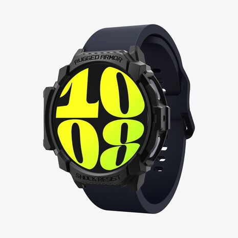 Spigen Spigen Galaxy Watch7 (44mm) Case Rugged Armor Matte (Zwart)
