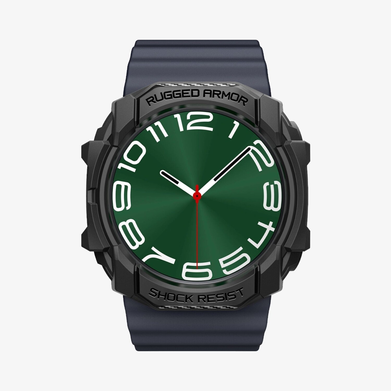 Spigen Spigen Galaxy Watch Ultra Case Rugged Armor Matte Zwart