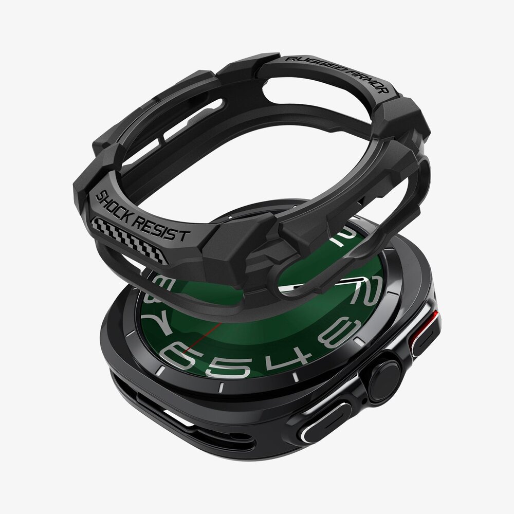 Spigen Spigen Galaxy Watch Ultra Case Rugged Armor Matte (Zwart)