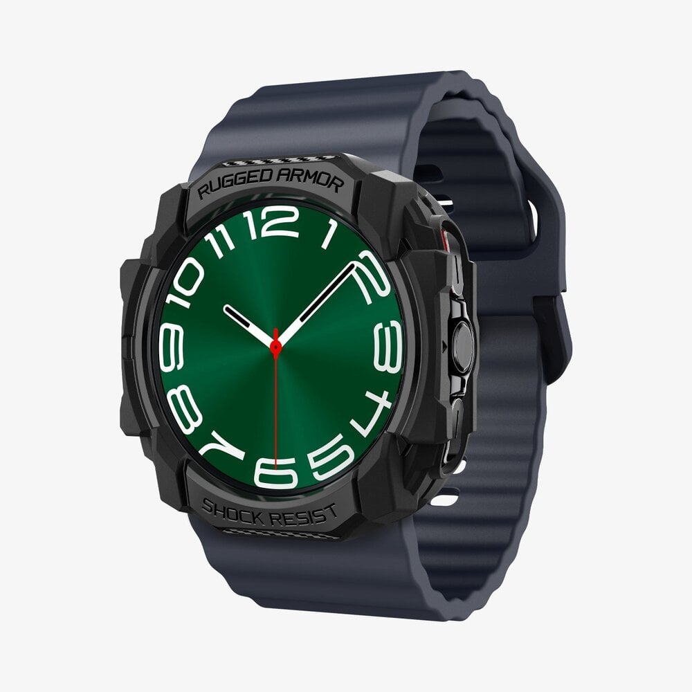 Spigen Spigen Galaxy Watch Ultra Case Rugged Armor Matte (Zwart)