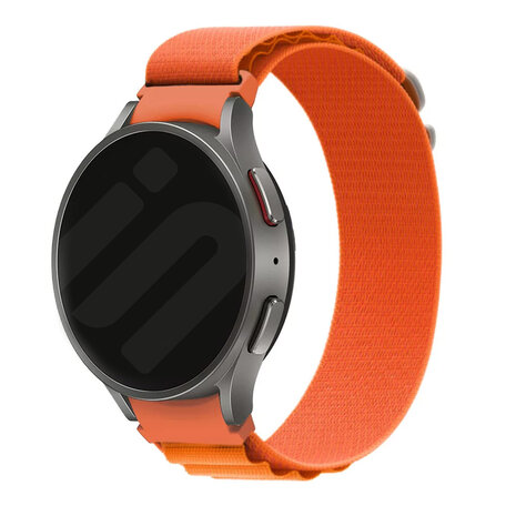Strap-it® Strap-it Samsung Galaxy Watch 4 Classic 42mm Alpine bandje (oranje)