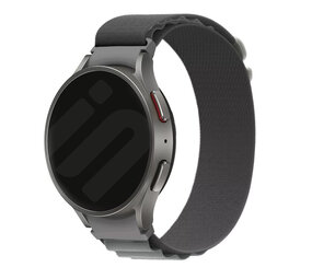 Strap-it® Samsung Galaxy Watch 5 Pro Alpine bandje (donkergrijs)