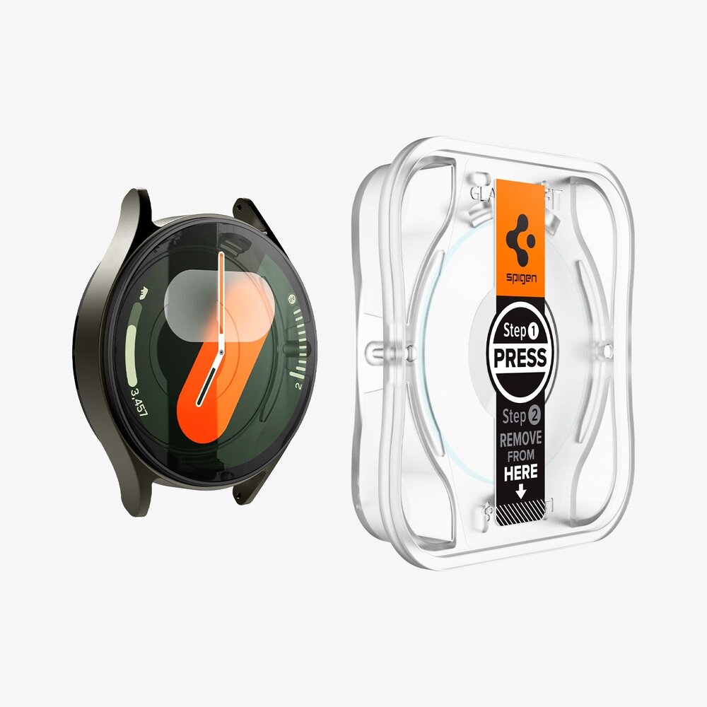 Spigen Spigen Galaxy Watch7 (40mm) Glas.tR EZ Fit (2-Pack)