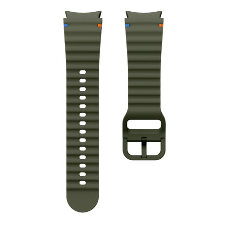 Strap-it® Strap-it Samsung Galaxy Watch 4 40mm Wave bandje (legergroen)