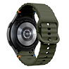 Strap-it® Strap-it Samsung Galaxy Watch 5 40mm Wave bandje (legergroen) Strap-it® Strap-it Samsung Galaxy Watch 5 40mm Wave bandje (legergroen)