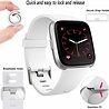 Strap-it® Strap-it Fitbit Versa 2 silicone band (wit) Strap-it® Strap-it Fitbit Versa 2 silicone band (wit)