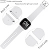 Strap-it® Strap-it Fitbit Versa 2 silicone band (wit) Strap-it® Strap-it Fitbit Versa 2 silicone band (wit)