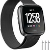 Strap-it® Strap-it Fitbit Versa 2 Milanese band (zwart) Strap-it® Strap-it Fitbit Versa 2 Milanese band (zwart)