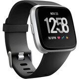 Strap-it® Fitbit Versa 2 silicone band (zwart)
