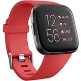 Strap-it® Fitbit Versa 2 silicone band (rood)