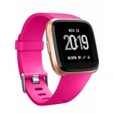 Strap-it® Fitbit Versa 2 silicone band (roze)