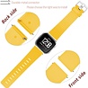 Strap-it® Strap-it Fitbit Versa 2 silicone band (geel) Strap-it® Strap-it Fitbit Versa 2 silicone band (geel)