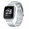 Strap-it® Strap-it Fitbit Versa 2 metalen bandje (zilver) Strap-it® Strap-it Fitbit Versa 2 metalen bandje (zilver)