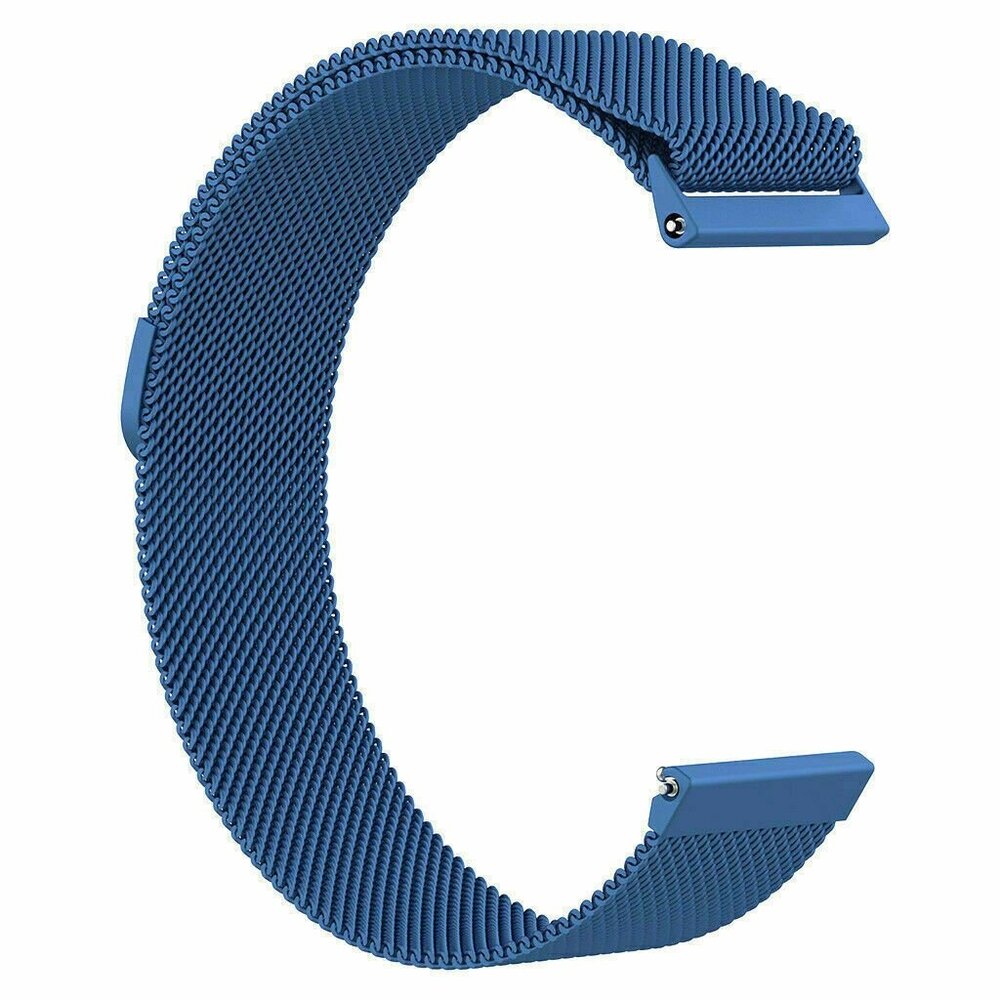 Strap-it® Strap-it Fitbit Versa 2 Milanese band (blauw)