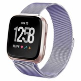 Strap-it® Fitbit Versa 2 Milanese band (lichtpaars)